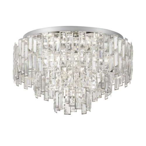 EGLO, 39624, CALMEILLES 1, ceiling lamp, E14, 10X25W, IP20, transparent