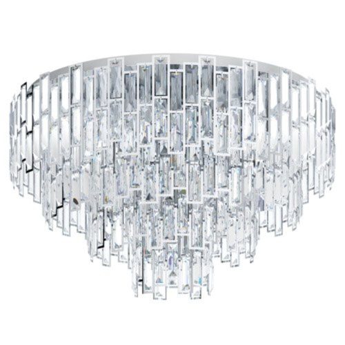 EGLO, 39625, CALMEILLES 1, ceiling lamp, E14, 10X25W, IP20, transparent