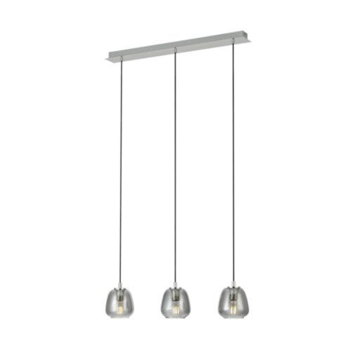 EGLO, 39667, ALBARINO, pendant, E27, 3X40W, IP20, black-transparent