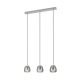 EGLO, 39667, ALBARINO, pendant, E27, 3X40W, IP20, black-transparent