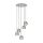 EGLO, 39668, ALBARINO, pendant, E27, 5X40W, IP20, black-transparent