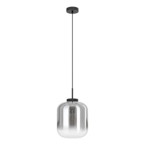 EGLO, 39673, BULCIAGO, pendant, E27, 1X40W, IP20, black-transparent