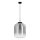 EGLO, 39674, BULCIAGO, pendant, E27, 1X40W, IP20, black-transparent