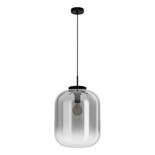 EGLO, 39674, BULCIAGO, pendant, E27, 1X40W, IP20, black-transparent