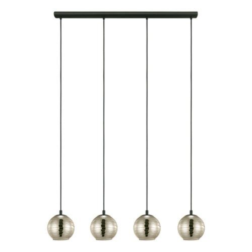 EGLO, 39686, LEMORIETA, pendant, E27, 4X40W, IP20, gold color