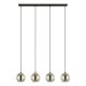 EGLO, 39686, LEMORIETA, pendant, E27, 4X40W, IP20, gold color