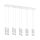 EGLO, 39703, BERNABETA, pendant, GU10, 10X4.6W, IP20, transparent
