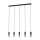 EGLO, 39706, BERNABETA, pendant, GU10, 5X4.6W, IP20, transparent