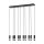 EGLO, 39707, BERNABETA, pendant, GU10, 10X4.6W, IP20, transparent