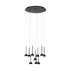 EGLO, 39714, NUCETTO, pendant, 3000 K, LED, 10X4.5W, Dimmable, IP20, transparent