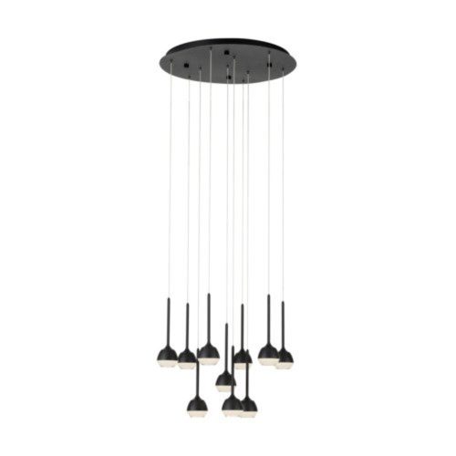 EGLO, 39714, NUCETTO, pendant, 3000 K, LED, 10X4.5W, Dimmable, IP20, transparent