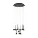 EGLO, 39714, NUCETTO, pendant, 3000 K, LED, 10X4.5W, Dimmable, IP20, transparent