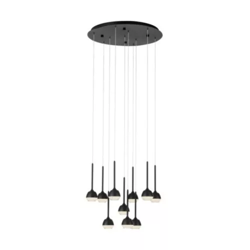 EGLO, 39714, NUCETTO, pendant, 3000 K, LED, 10X4.5W, Dimmable, IP20, transparent