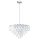 EGLO, 39722, CARVARIO, pendant, E14, 10X40W, IP20, transparent, satin