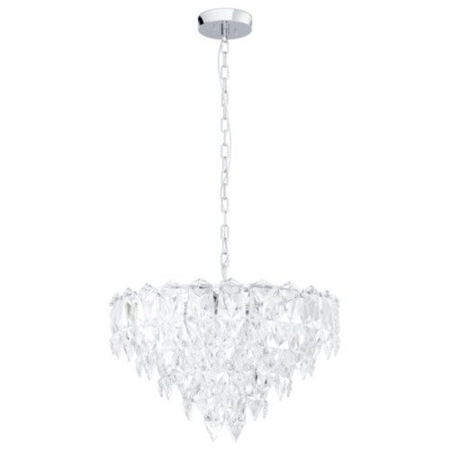EGLO, 39724, CARVARIO, pendant, E14, 10X40W, IP20, transparent