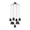 EGLO, 39739, BERNABETTA, pendant light, E27, 9X40W, IP20, black, gold