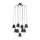 EGLO, 39739, BERNABETTA, pendant light, E27, 9X40W, IP20, black, gold
