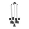 EGLO, 39739, BERNABETTA, pendant light, E27, 9X40W, IP20, black, gold
