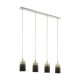 EGLO, 39752, AZBARREN, pendant, E27, 4X40W, IP20, grey