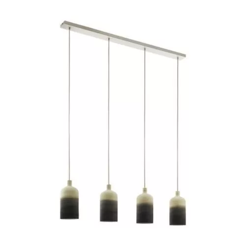EGLO, 39752, AZBARREN, pendant, E27, 4X40W, IP20, grey