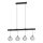 EGLO, 39761, ARGALLO, pendant, E27, 4X40W, IP20, black-transparent