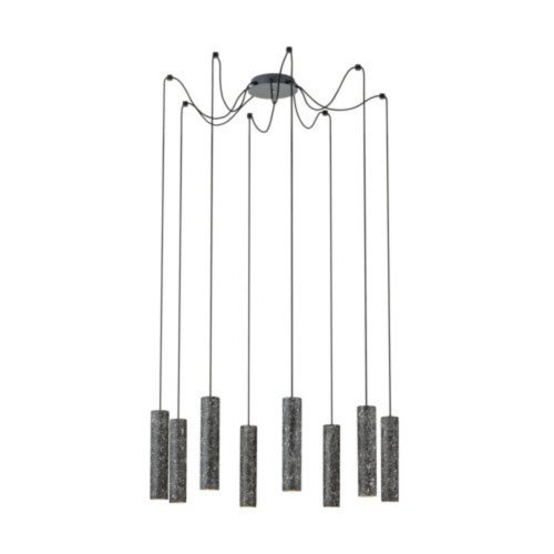 EGLO, 39824, MENTALONA, pendant, GU10, 8X4.5W, IP20, black, white