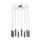 EGLO, 39824, MENTALONA, pendant, GU10, 8X4.5W, IP20, black, white
