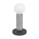 EGLO, 39835, GIACONECCHIA, table lamp, E27, 1X40W, gray