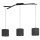 EGLO, 39886, BALNARIO, pendant, E27, 3X40W, IP20, black