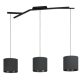 EGLO, 39886, BALNARIO, pendant, E27, 3X40W, IP20, black