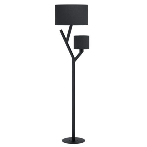 EGLO, 39889, BALNARIO, floor lamp, E27, 2X40W, IP20, black