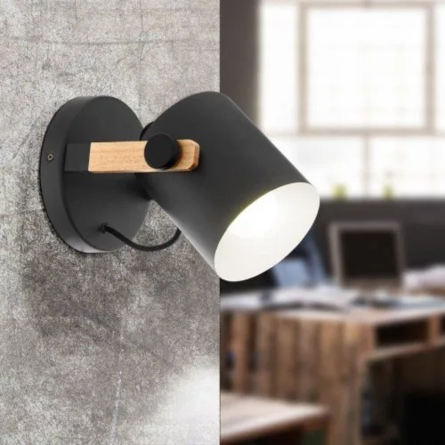 EGLO, 43046, HORNWOOD, pendant lamp, E27, 1X28W, IP20, brown