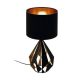 EGLO, 43077, CARLTON 5, table lamp, E27, 1X60W, IP20, black, copper