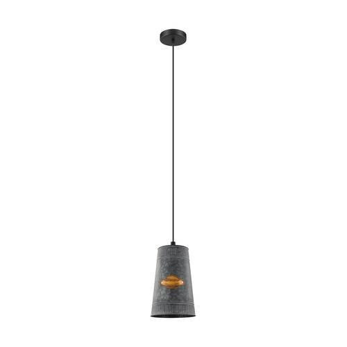 EGLO, 43107, HONEYBOURNE, pendant lamp, E27, 1X60W, IP20, galvanized, antiqued gold
