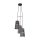 EGLO, 43108, HONEYBOURNE, pendant, E27, 3X60W, IP20, galvanized, antique gold