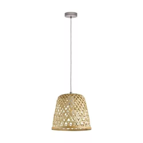 EGLO, 43113, KIRKCOLM, pendant, E27, 1X60W, IP20, natural