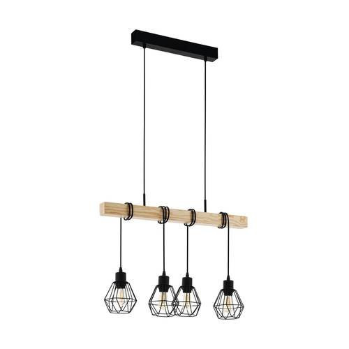 EGLO, 43132, TOWNSHEND 5, pendant, E27, 4X60W, IP20