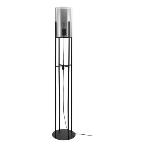 EGLO, 43142, GLASTONBURY, floor lamp, E27, 1X60W, IP20, black-transparent