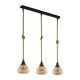 EGLO, 43192, RAMPSIDE, pendant, E27, 3X28W, IP20, amber