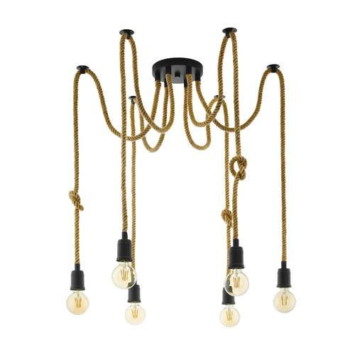 EGLO, 43195, RAMPSIDE, pendant, E27, 6X28W, IP20