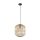 EGLO, 43216, BORDESLEY, pendant, E27, 1X28W, IP20, natural