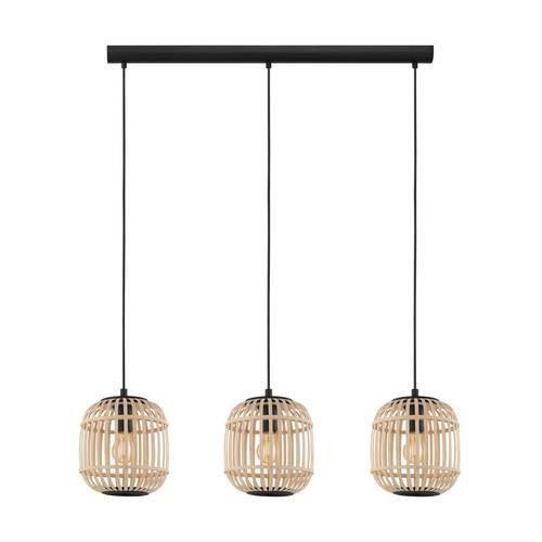 EGLO, 43217, BORDESLEY, pendant, E27, 3X28W, IP20, natural