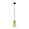 EGLO, 43252, CLAVERDON, pendant, E27, 1X40W, IP20, natural
