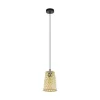 EGLO, 43252, CLAVERDON, pendant, E27, 1X40W, IP20, natural