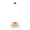 EGLO, 43253, CLAVERDON, pendant, E27, 1X40W, IP20, natural