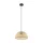 EGLO, 43253, CLAVERDON, pendant, E27, 1X40W, IP20, natural