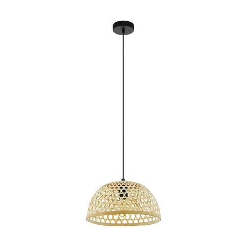EGLO, 43253, CLAVERDON, pendant, E27, 1X40W, IP20, natural