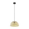 EGLO, 43253, CLAVERDON, pendant, E27, 1X40W, IP20, natural