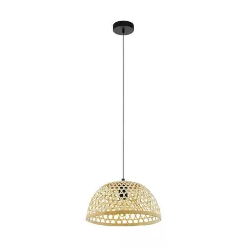 EGLO, 43253, CLAVERDON, pendant, E27, 1X40W, IP20, natural