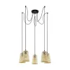 EGLO , 43255 , CLAVERDON , pendant , E27 , 5X40W , IP20 , natural